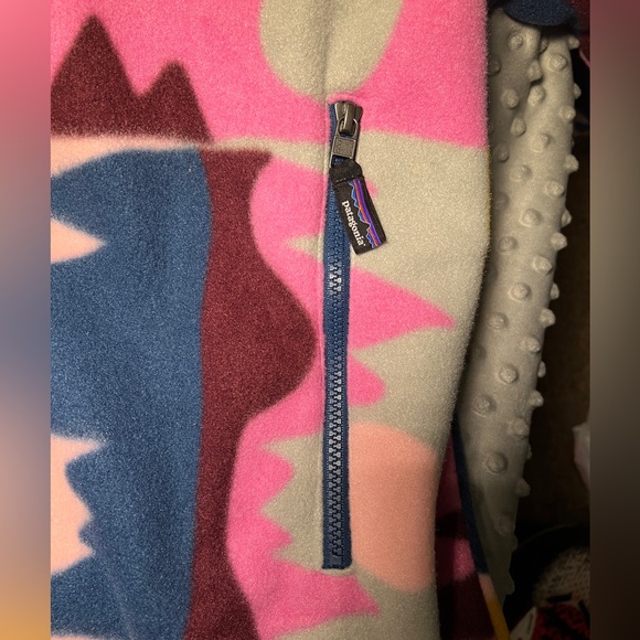 Patagonia Synchilla Pullover Hoodie Cagoule Frontera Marble Pink M XL W XXL NWT - Picture 6 of 7